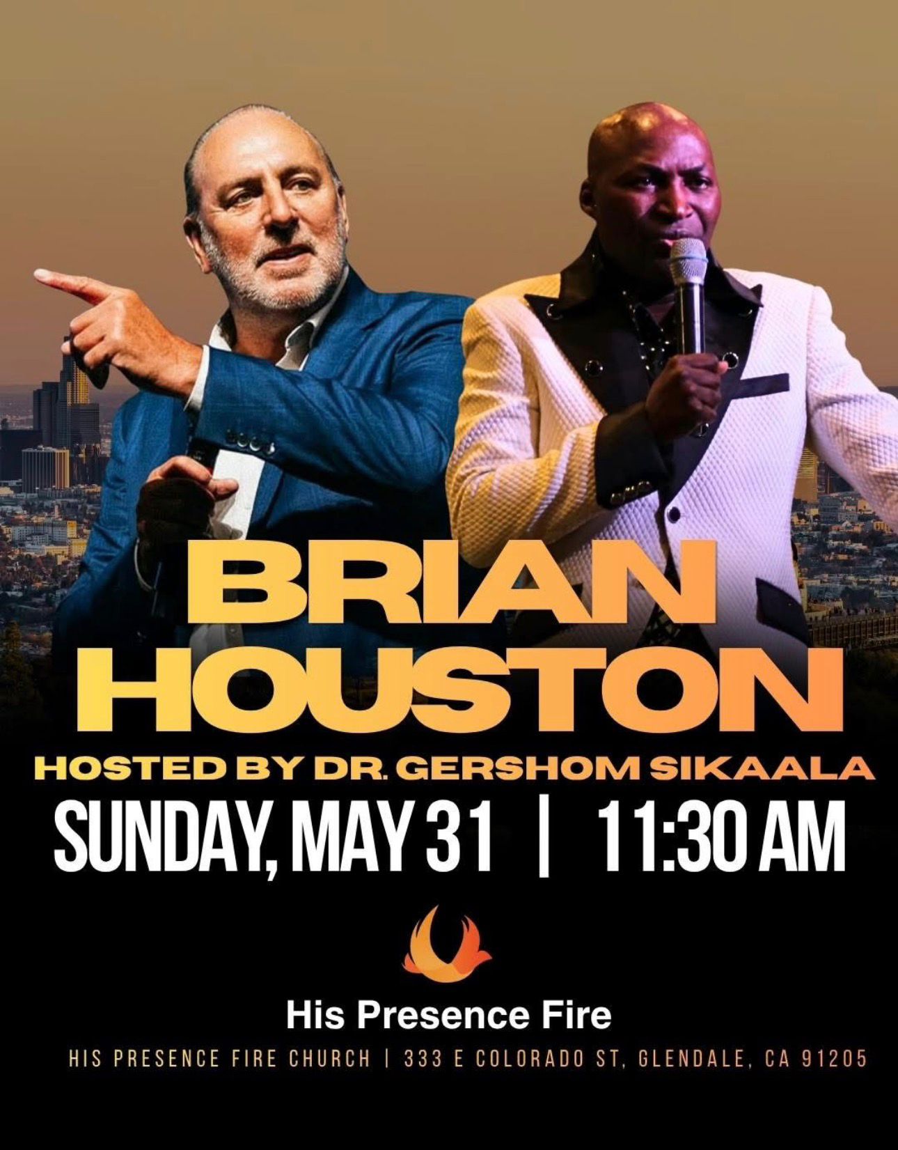 Registration Brian Houston @ His Presence Fire Church May 31 2026